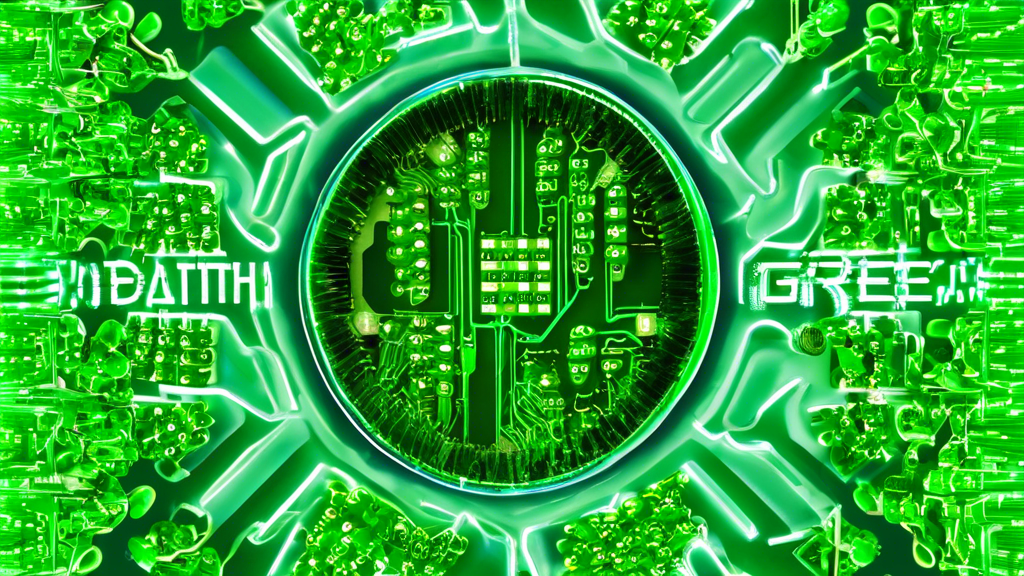 Sure, here is a DALL-E prompt for an image that relates to the article title Green Bandwidth Optimized Hosting: Best Picks!:nn**A variety of green leaves with small green circuit boards integrated int