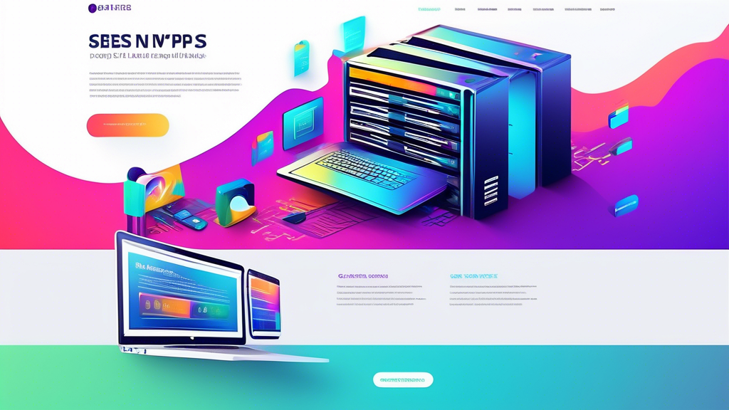 A vibrant and modern website featuring a variety of VPS Linux hosting options. The design should incorporate elements that convey speed, reliability, and flexibility. The image should be visually appe